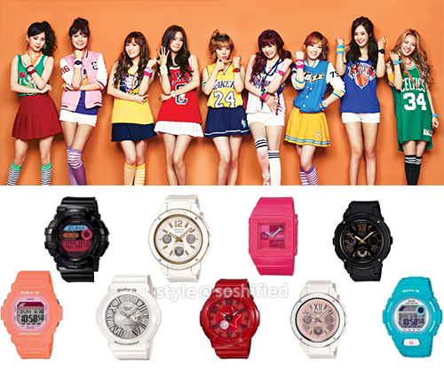 Girl generation 2025 baby g watch