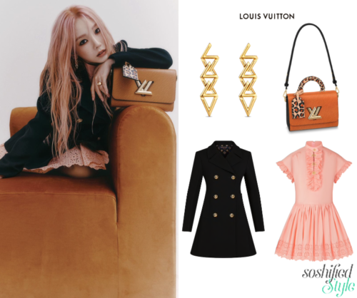 Chiara Ferragni denim Louis Vuitton and Samsonite travel bag air port style